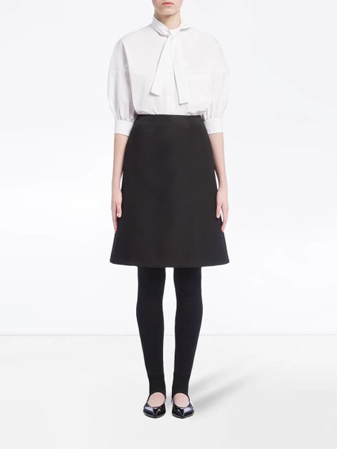 Prada Re-Nylon gabardine skirt - Black