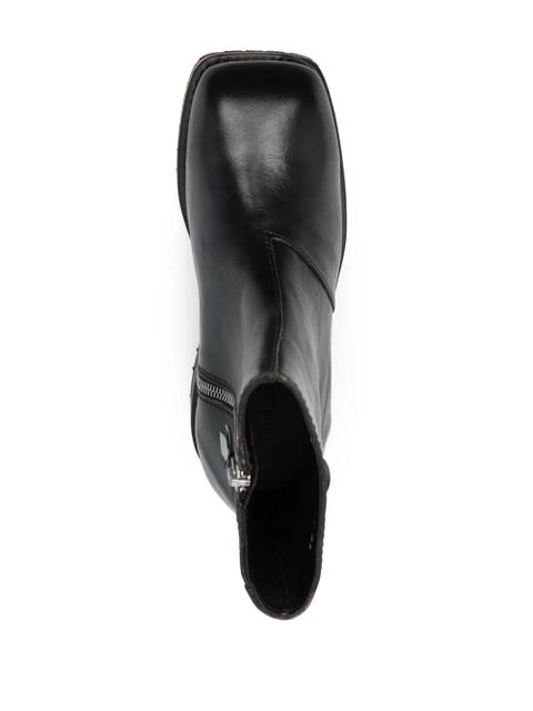 OUR LEGACY leather ankle boots - Black