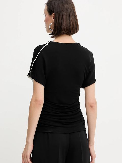 BOSS bluzka damskie kolor czarny 50544874