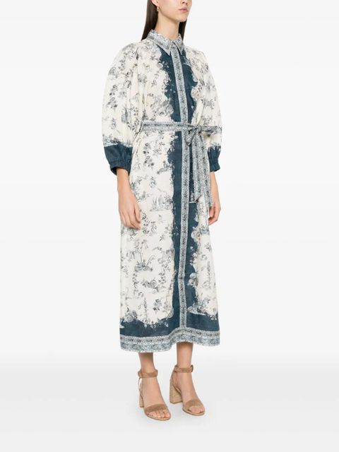 ALEMAIS Casa midi dress - Neutrals - zdjęcie produktu nr 2