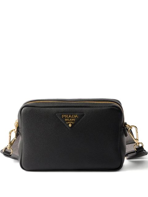 Prada small leather shoulder bag - Black