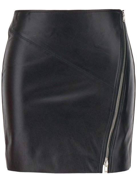 ISABEL MARANT Jeanne leather skirt - Black - zdjęcie produktu nr 1