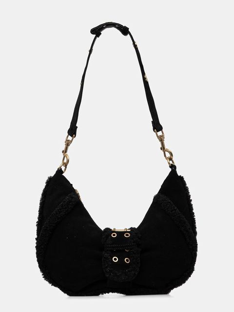 Marciano by Guess torebka zamszowa kolor czarny 5BGZ18 7412A - zdjęcie produktu nr 1