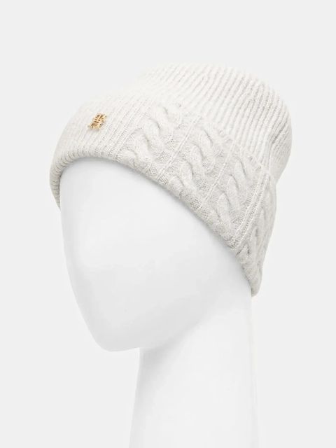 Tommy Hilfiger czapka z dodatkiem wełny kolor szary AW0AW17784 - zdjęcie produktu nr 2