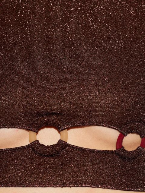 Oséree ring cut-out top - Brown