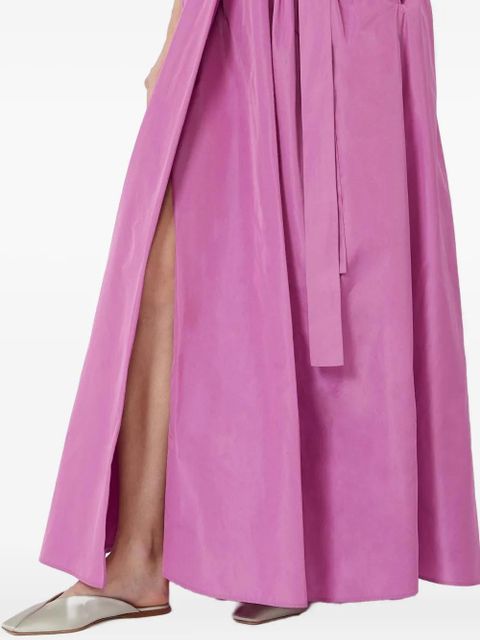 Max Mara Oggeri embellished V-neck maxi dress - Pink