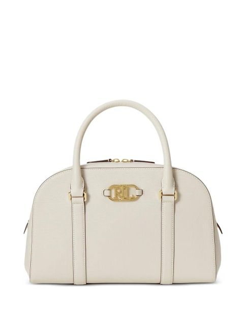 Lauren Ralph Lauren logo plaque tote bag - Neutrals - zdjęcie produktu nr 1