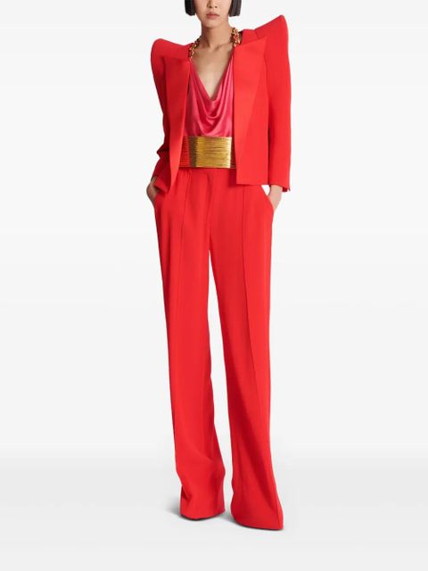 Balmain crepe tailored trousers