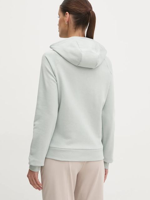 Helly Hansen bluza damska kolor szary z kapturem z aplikacją 54239