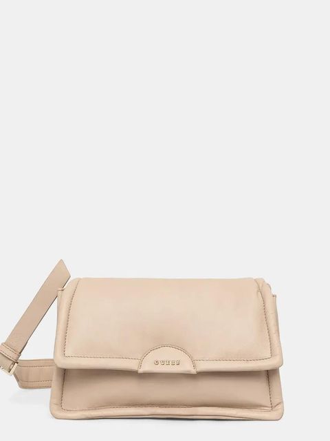 Guess torebka skórzana EVA kolor beżowy HWSTPF L5116 - zdjęcie produktu nr 1