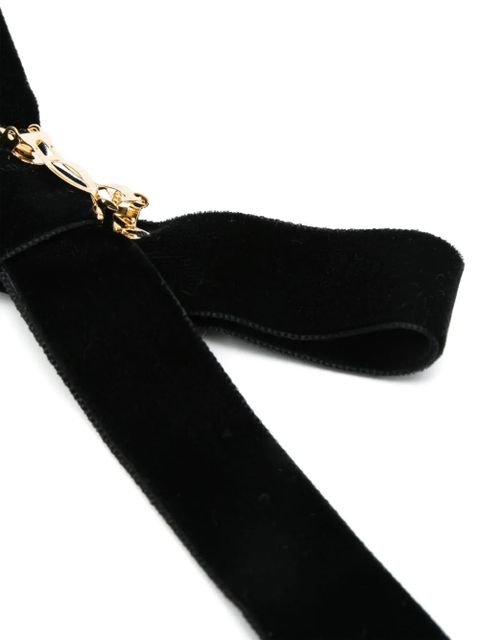 Valentino Garavani velvet hair bow - Black - zdjęcie produktu nr 2