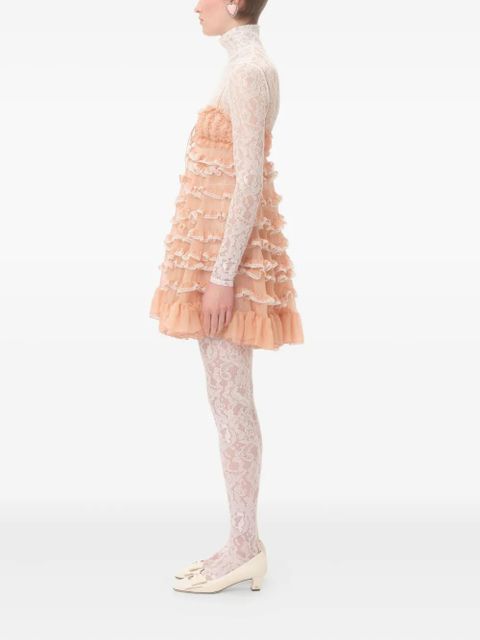 Valentino Garavani rebrodé-lace jumpsuit - White