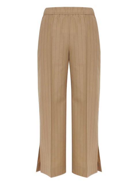 Jil Sander pinstripe elastic-waist trousers - Neutrals - zdjęcie produktu nr 1