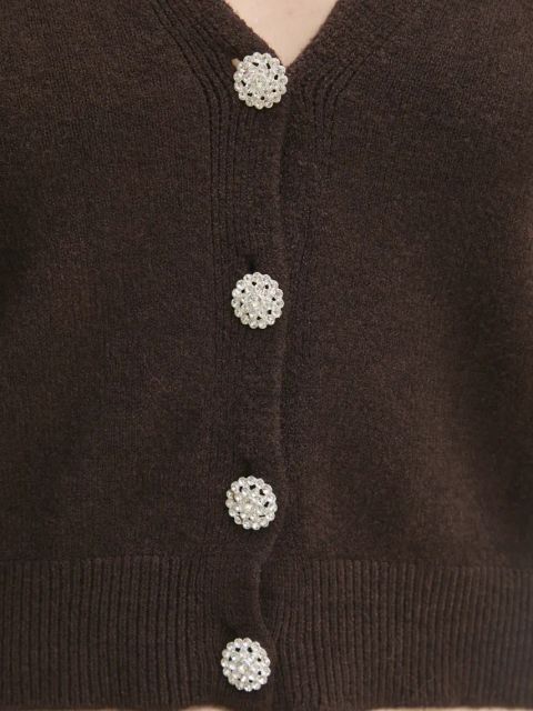 Answear.LAB kardigan damski kolor brązowy lekki