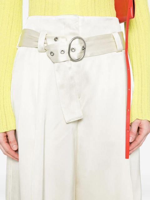 Jil Sander high-waist satin shorts - Neutrals - zdjęcie produktu nr 2