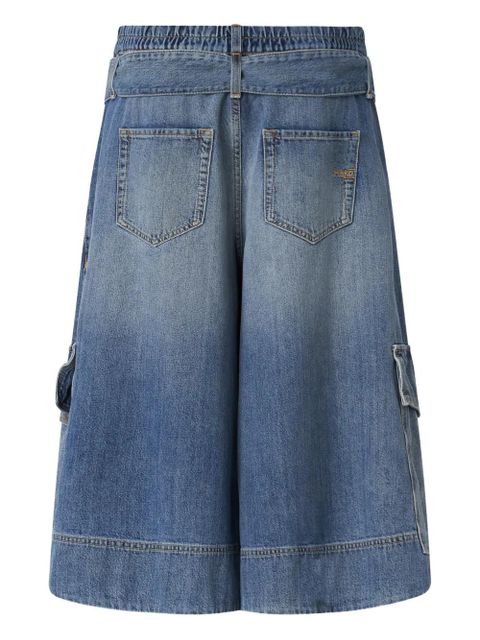 PINKO tie-waist cargo cropped jeans - Blue - zdjęcie produktu nr 2