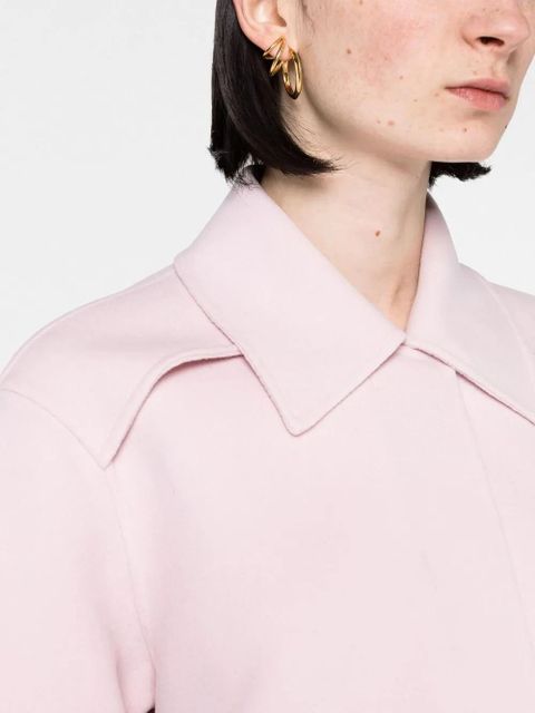 Jil Sander collared wool jacket - Pink