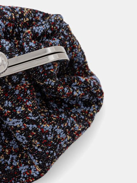 Weekend Max Mara torebka z dodatkiem wełny ACCENNI kolor niebieski 2615511154600 - zdjęcie produktu nr 2