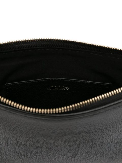 ISABEL MARANT Oskan Soft Zip studded half-moon tote bag - Black