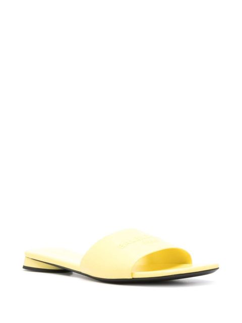 Balenciaga Duty Free leather sandals - Yellow