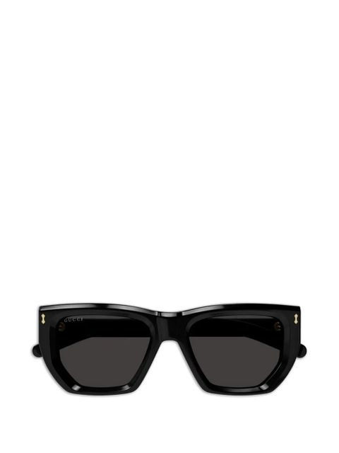 Gucci Eyewear geometric-frame sunglasses - Black - zdjęcie produktu nr 1