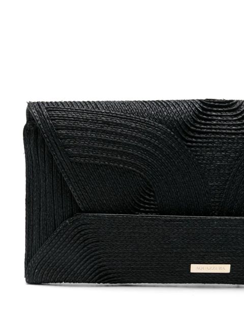Aquazzura Vacanza clutch bag - Black