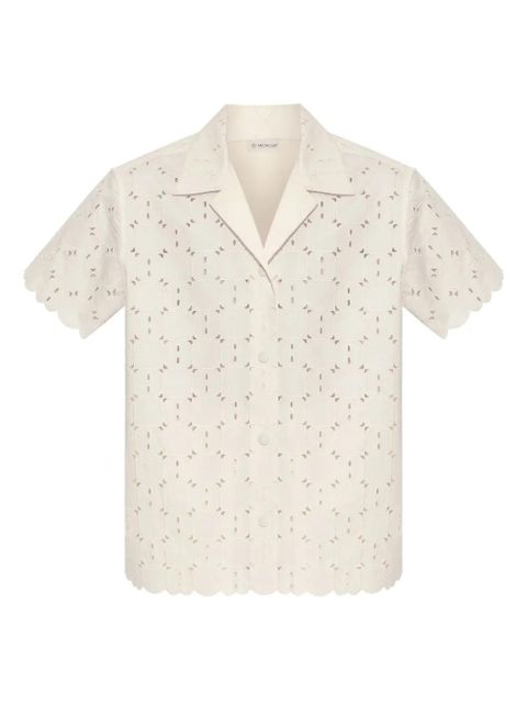 Moncler broderie-anglaise shirt - White - zdjęcie produktu nr 1