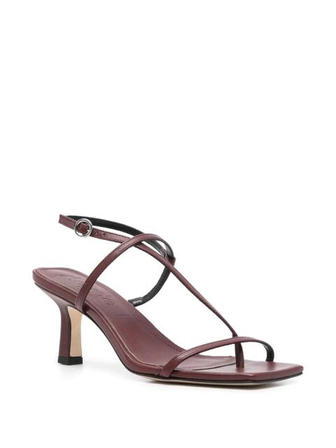 Aeyde strappy square toe sandals - Red - zdjęcie produktu nr 2