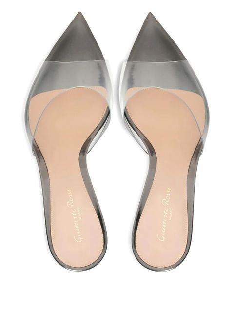 Gianvito Rossi 85mm Elle pointed-toe sandals - Grey
