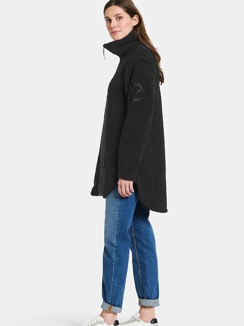 Didriksons bluza polarowa UMI damska kolor czarny gładka 505941 - zdjęcie produktu nr 2