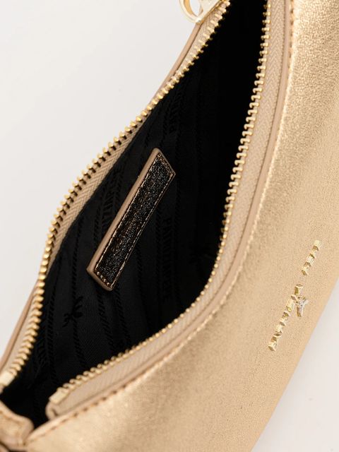 Patrizia Pepe torebka skórzana kolor złoty 8B0309 L138