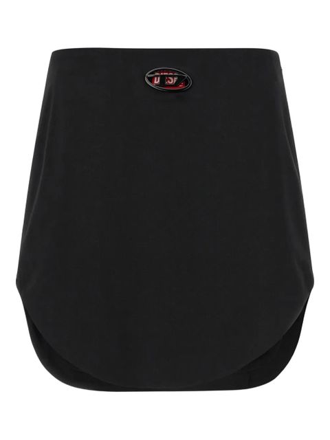 Diesel O-Livery cut-out mini skirt - Black - zdjęcie produktu nr 1