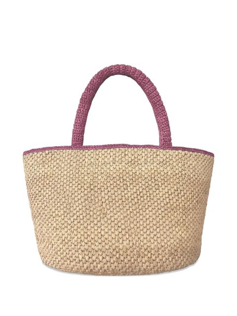 MC2 Saint Barth logo-embroidered tote bag - Neutrals - zdjęcie produktu nr 2