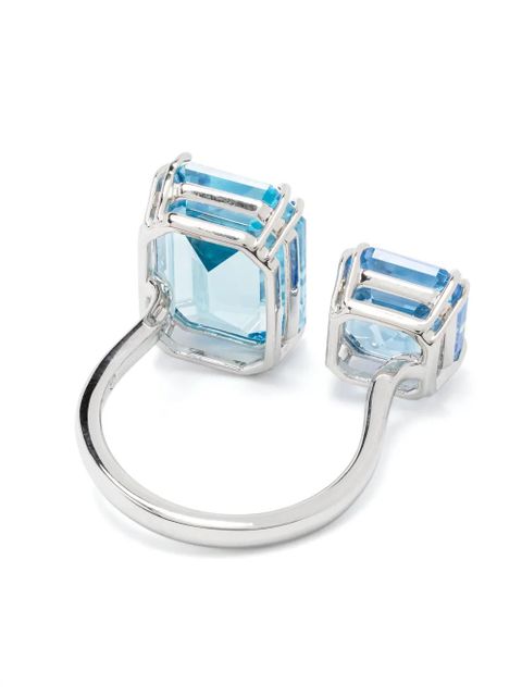 Swarovski Millenia crystal cocktail ring - Silver