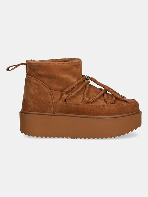 Inuikii śniegowce zamszowe Classic Low Platform kolor brązowy 1001.006.0012.660