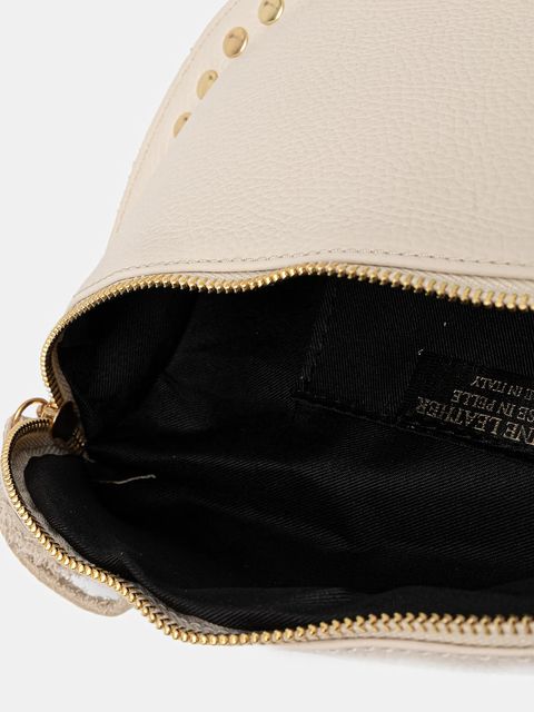 Answear.LAB torebka skórzana kolor beżowy