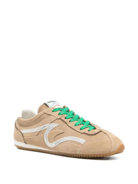 SANDRO lace-up sneakers - Neutrals