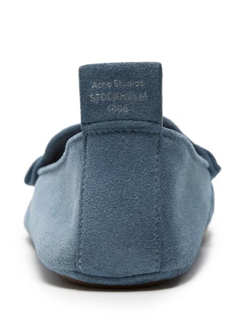 Acne Studios suede loafers - Blue