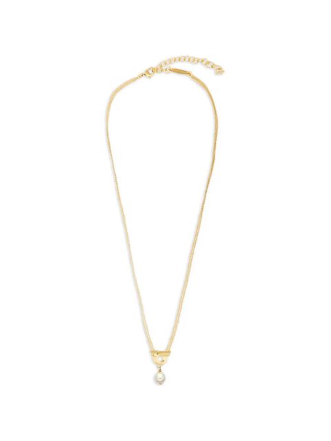 Ferragamo Gancini pearl necklace - Gold - zdjęcie produktu nr 1
