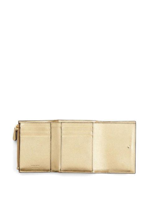 Jimmy Choo Marinda leather wallet - Gold