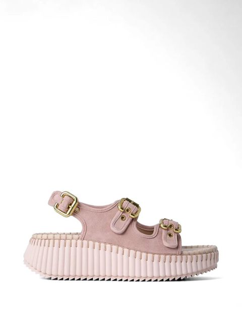 Chloé buckle-strap sandals - Pink - zdjęcie produktu nr 1