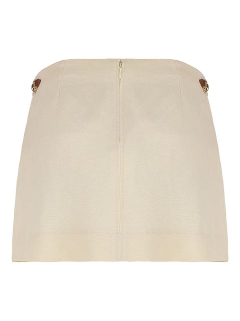 Gucci trapeze horsebit linen mini skirt - Neutrals - zdjęcie produktu nr 2