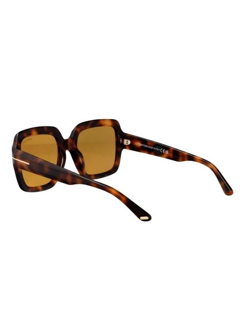 TOM FORD Eyewear square-frame sunglasses - Brown