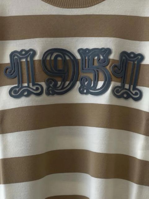 Max Mara striped crew-neck sweater - White - zdjęcie produktu nr 2