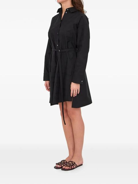 LOEWE belt-waist mini dress - Black - zdjęcie produktu nr 1
