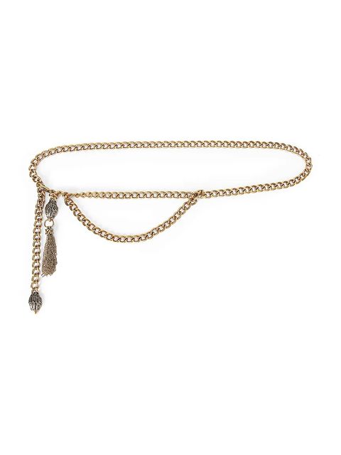 Kurt Geiger London pasek damski kolor złoty 5423161999 - zdjęcie produktu nr 1