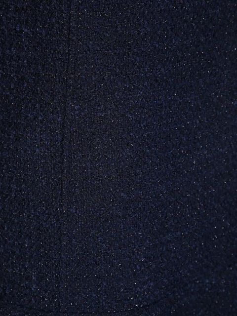 PINKO tweed ruffled dress - Blue