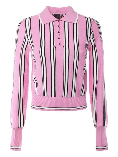 PINKO striped polo knitwear - zdjęcie produktu nr 1