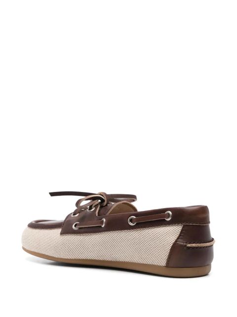 Miu Miu canvas loafers - Brown - zdjęcie produktu nr 2