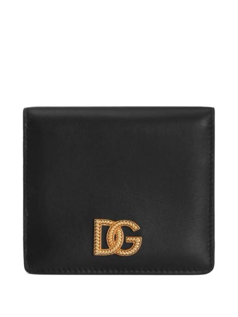Dolce & Gabbana logo-plaque zip wallet - Black - zdjęcie produktu nr 2